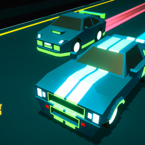 2 Player Dark Racing