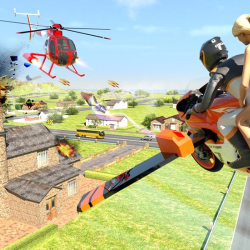 Flying Motorbike Driving Simulator